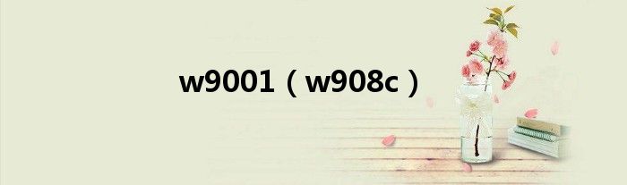 w9001（w908c）